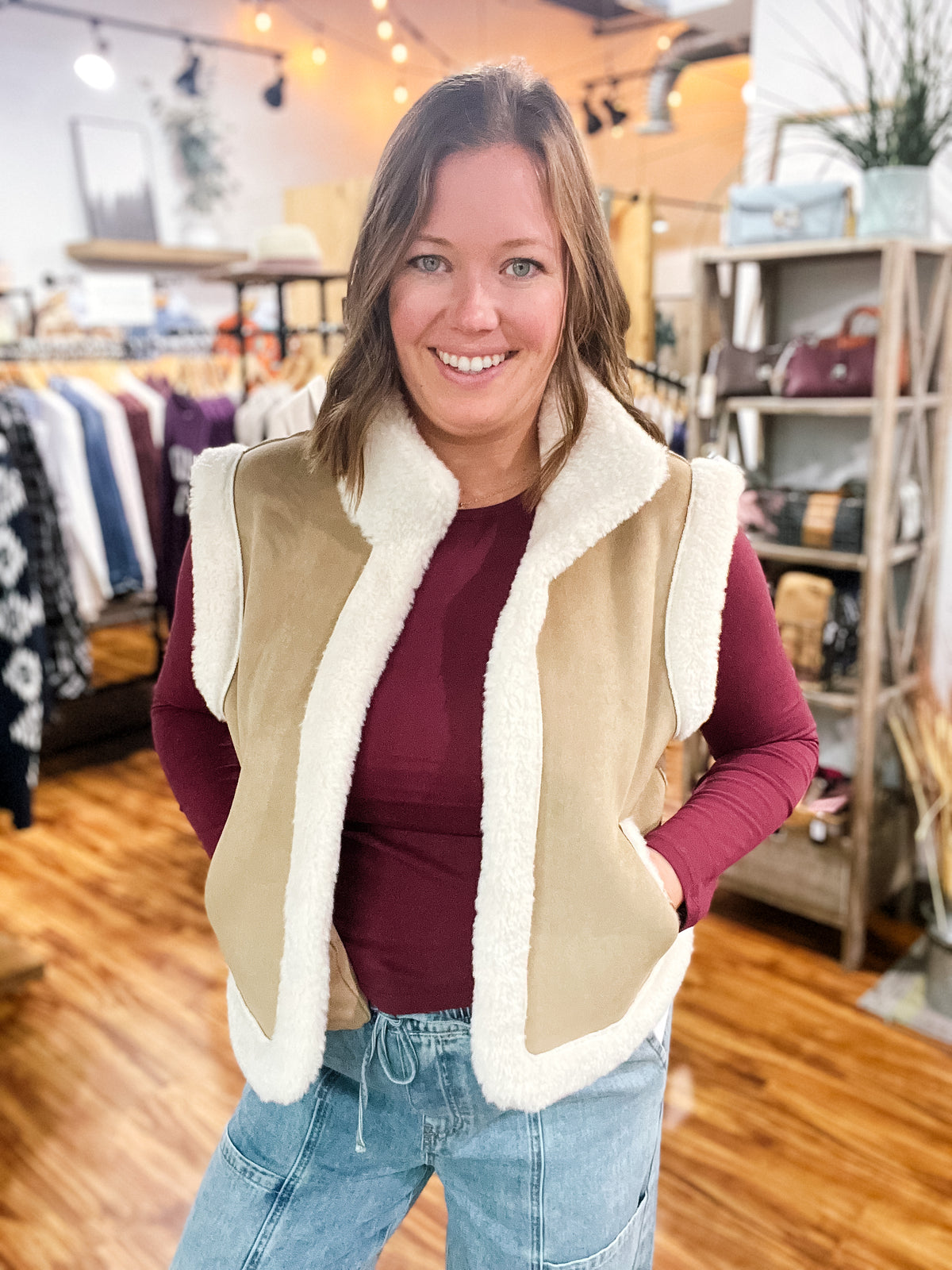 Camel Sherpa Vest