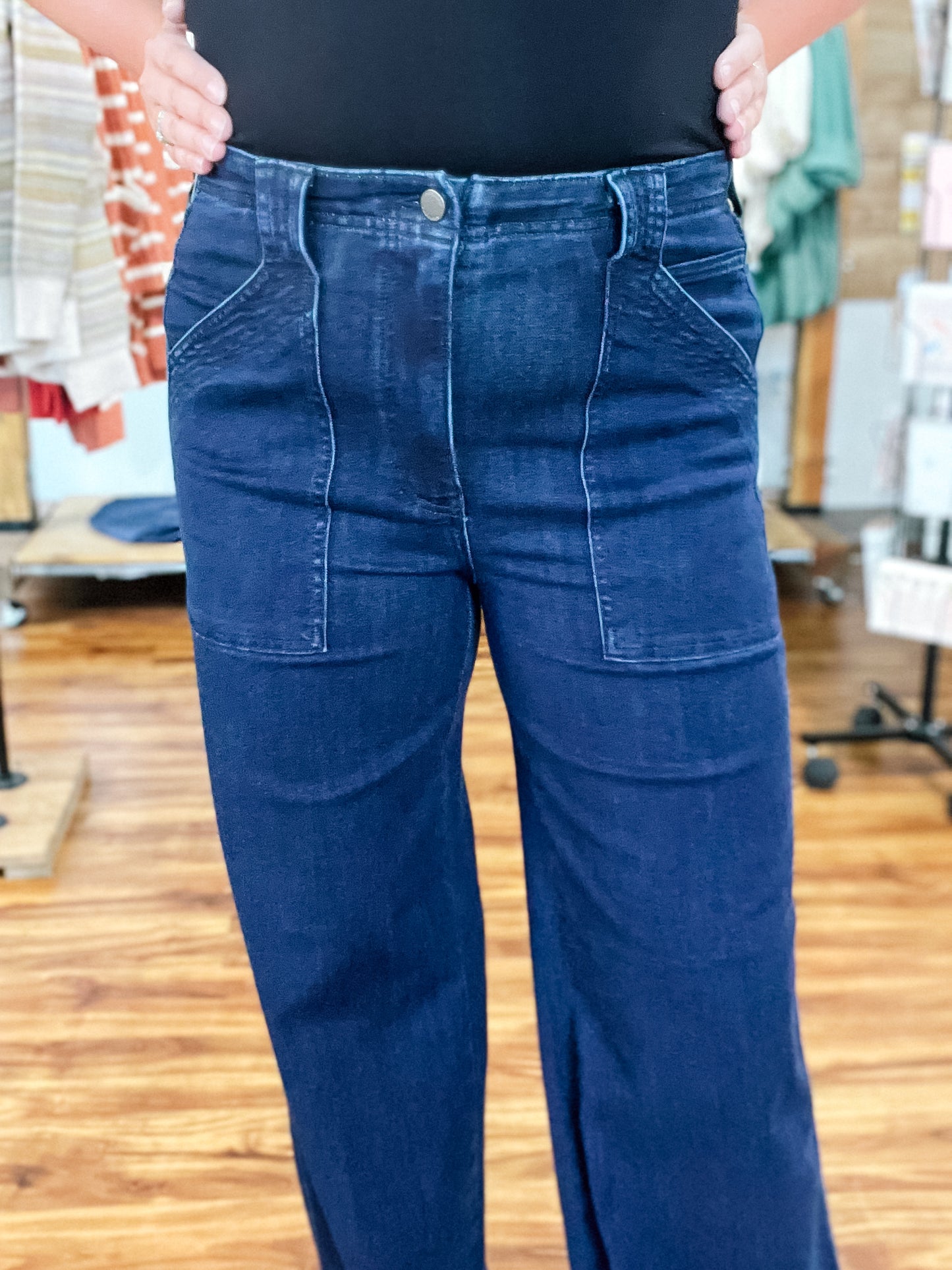 Stride Empire Blue Wide Leg Jean