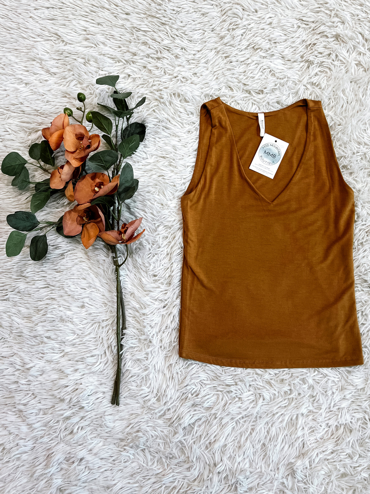V-Neck Double Layer Tank