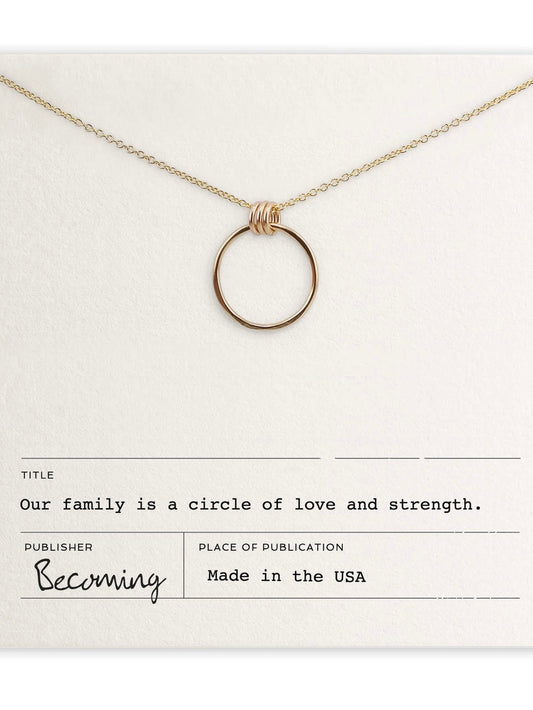 GF Large Family Circle Necklace