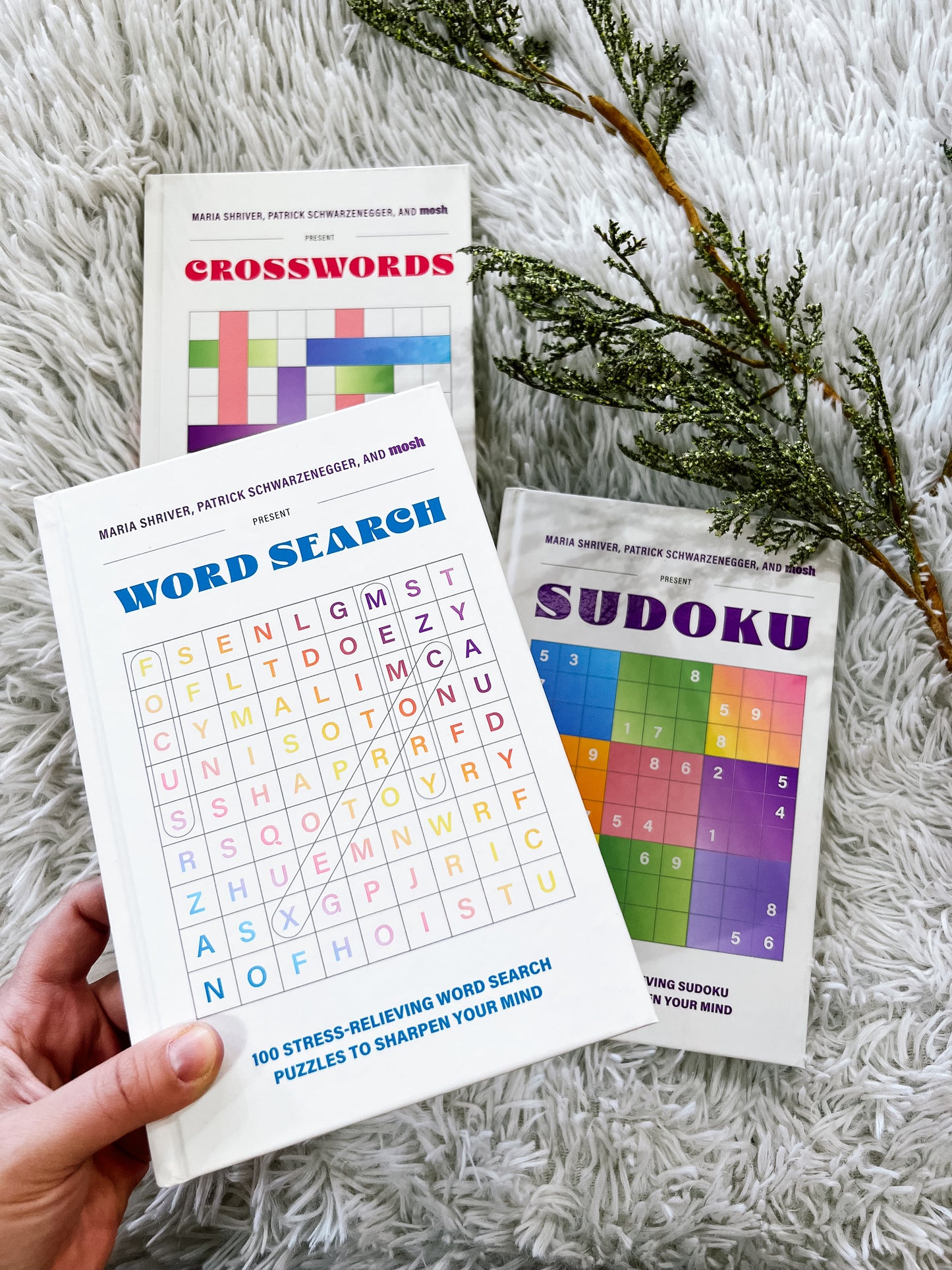 Stress-Relieving Hardcover Puzzle Books