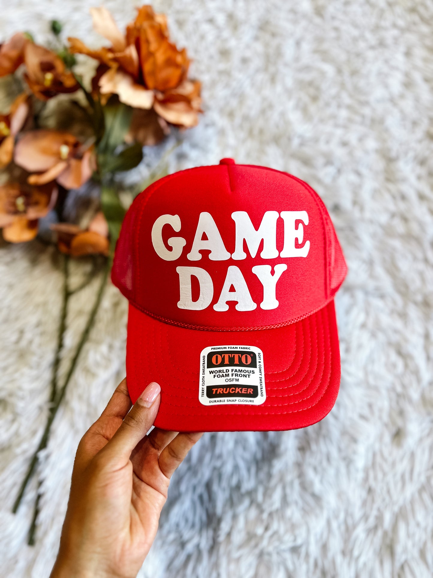 Red Game Day Hat