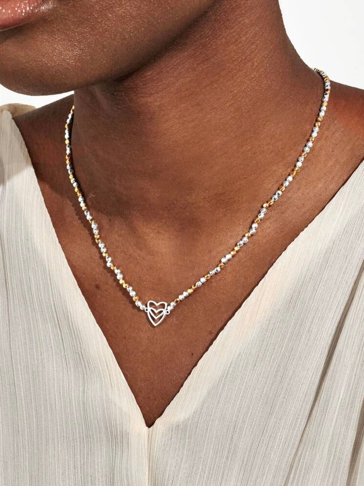 Linked Heart Necklace