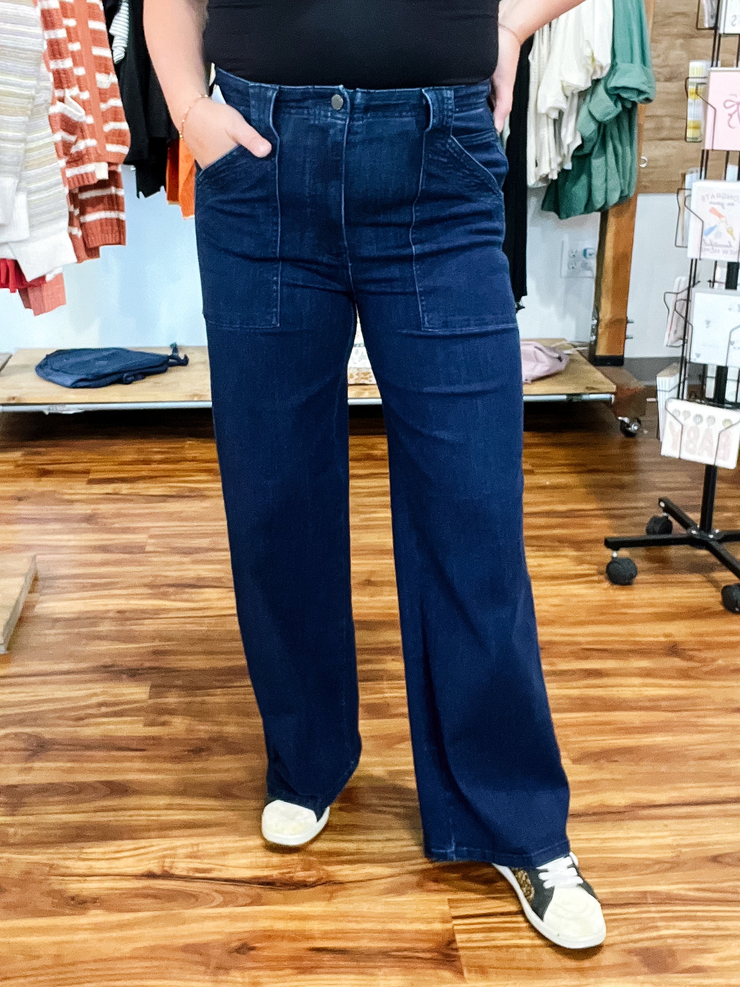 Stride Empire Blue Wide Leg Jean