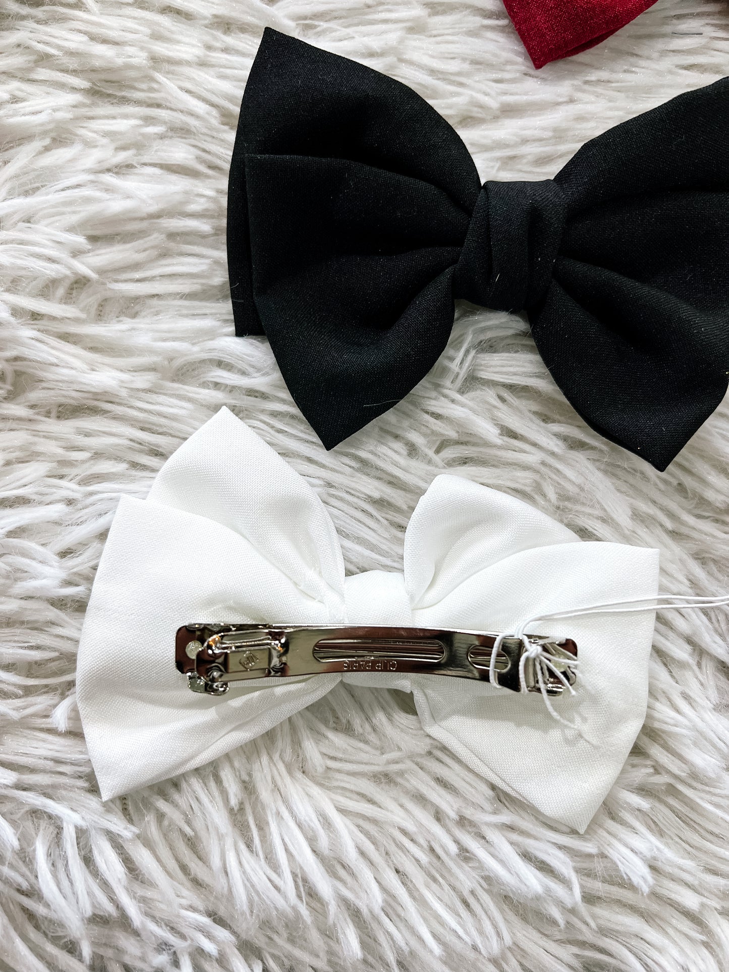 Linen Bow Barrette