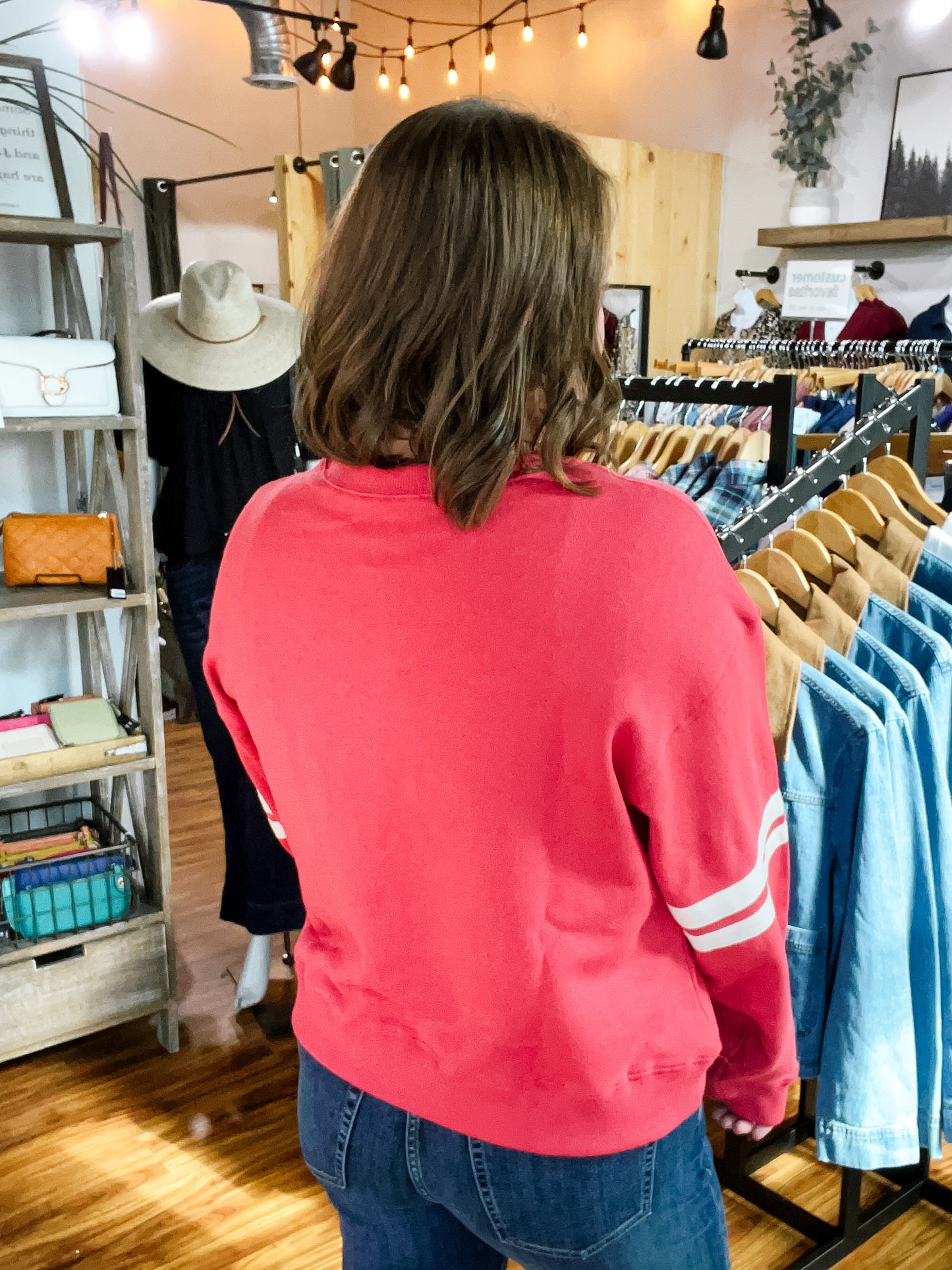 Dusty Red Game Day Sweatshirt
