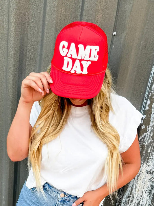 Red Game Day Hat