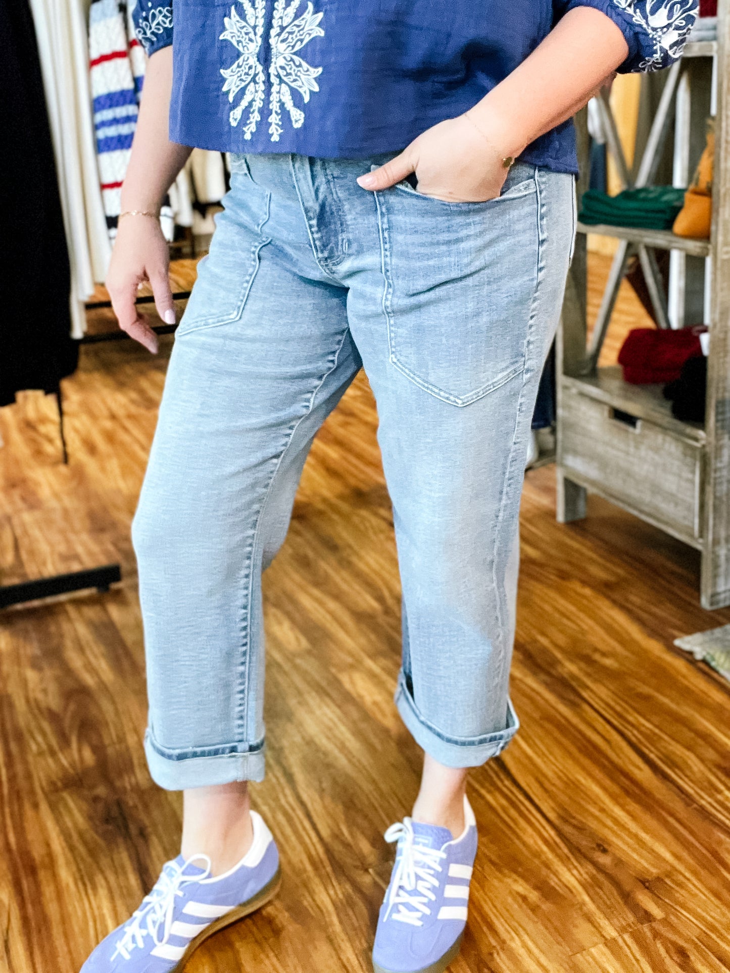 Marley Girlfriend Cruise Cropped Jean