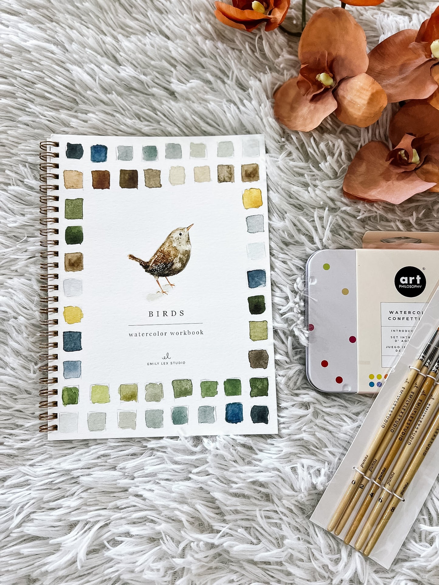 Birds Watercolor Book