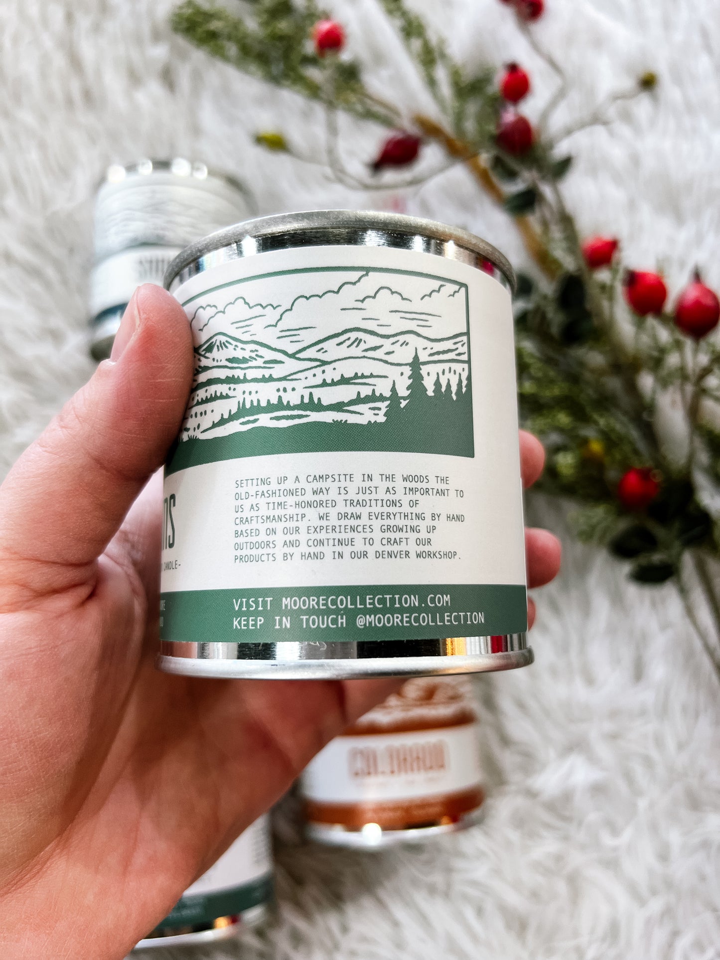 Half Pint Sized Tin Candle