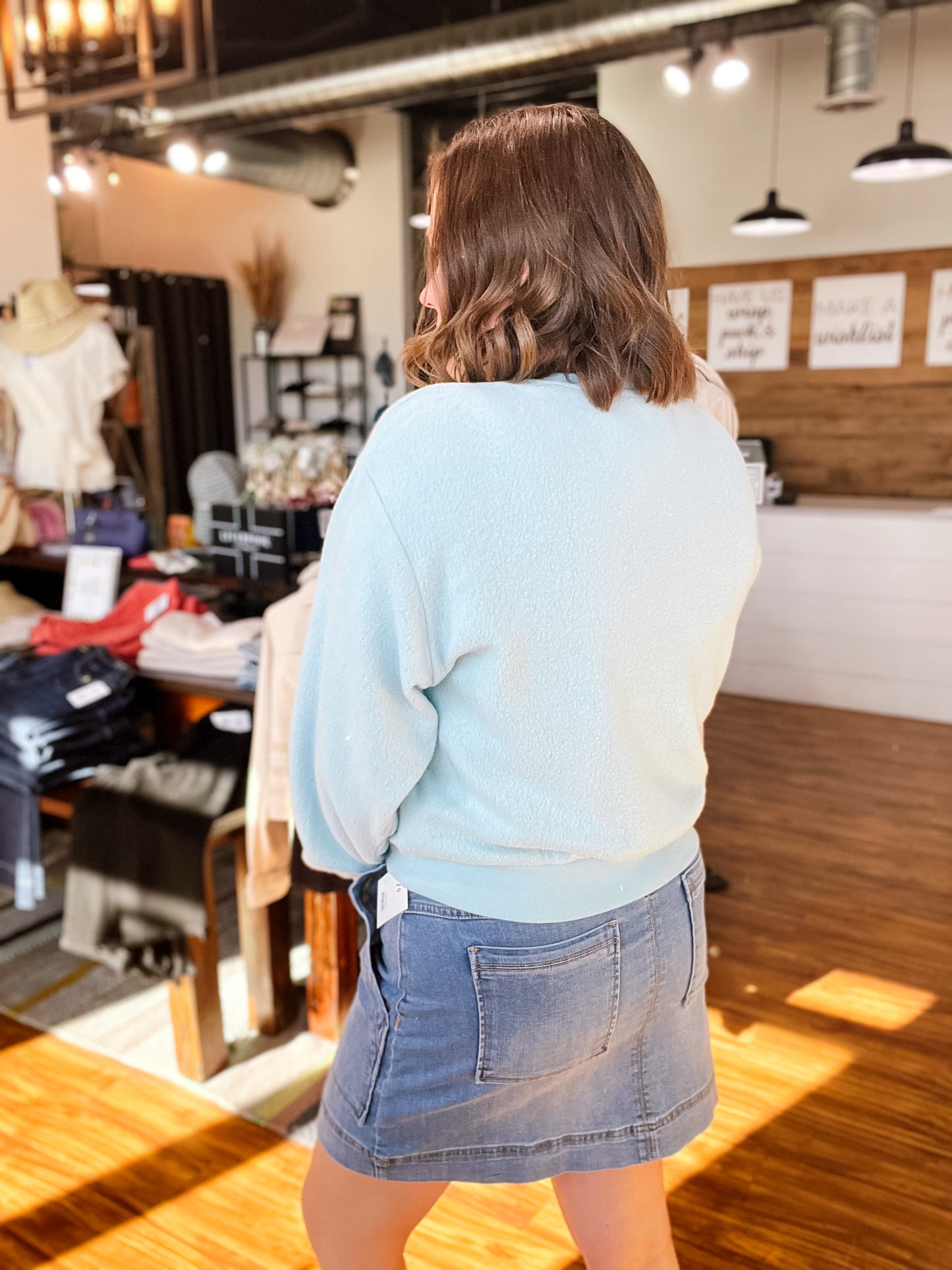Blue Vacay Sweatshirt