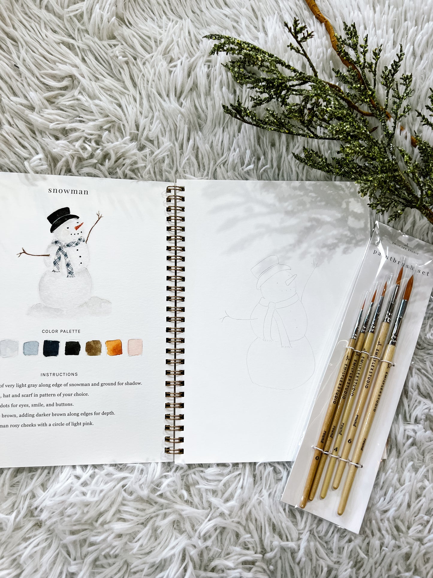 Watercolor Workbook Winter