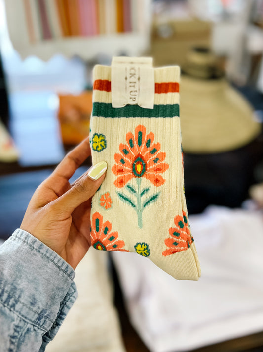 Wild Flowers Socks