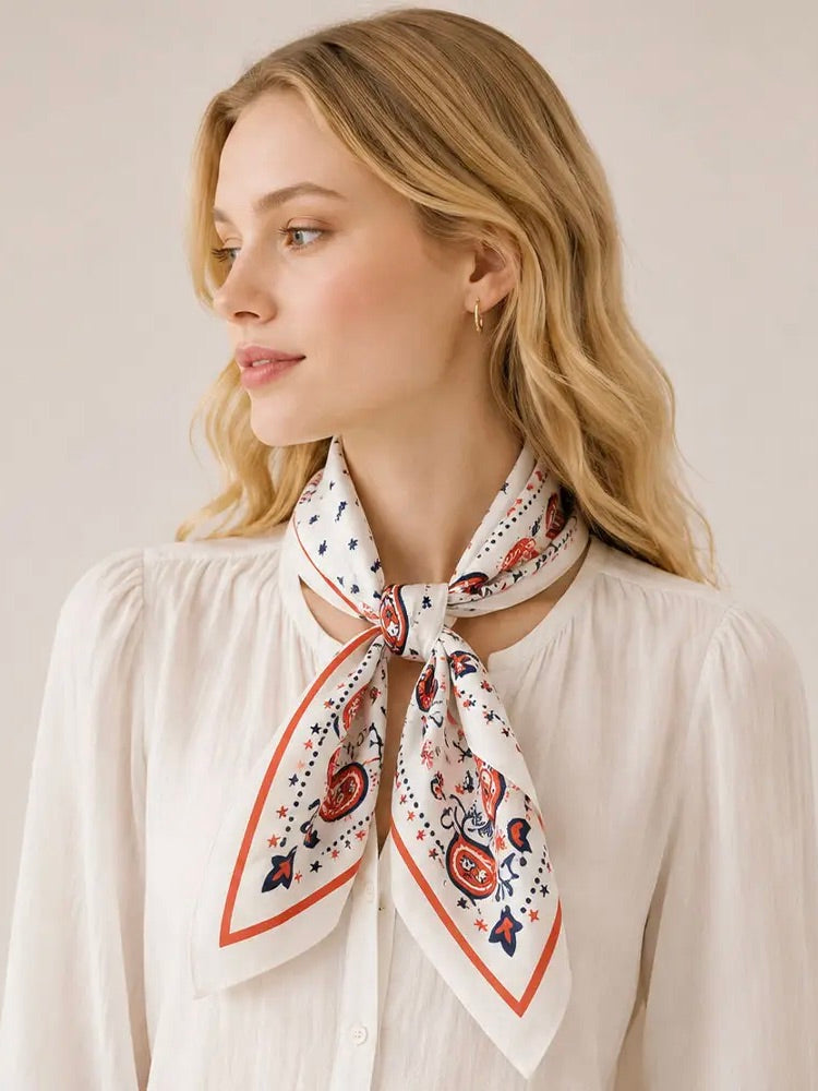 Printed Square Scarves