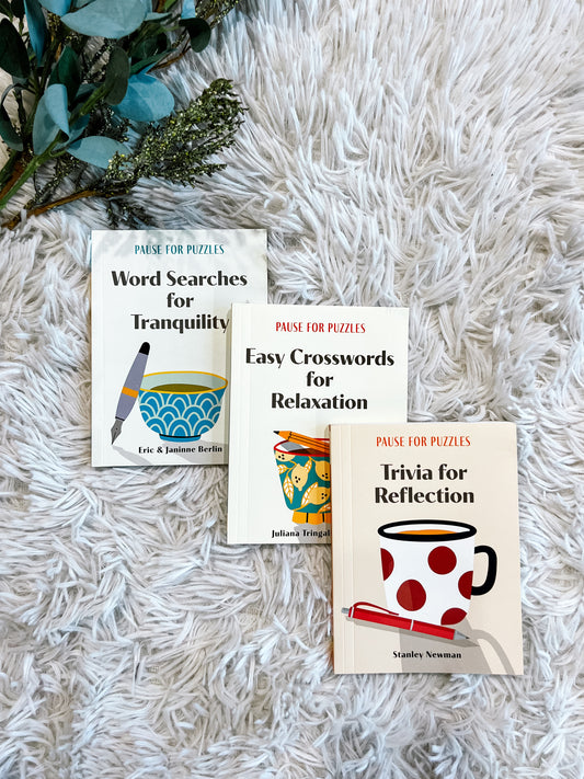 Pause For Puzzles Books