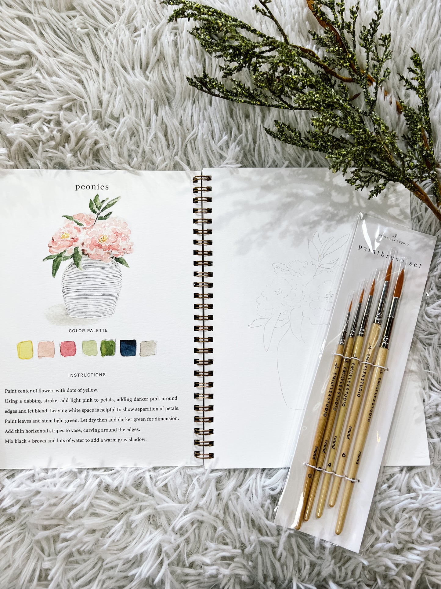 Watercolor Workbook Bouquets