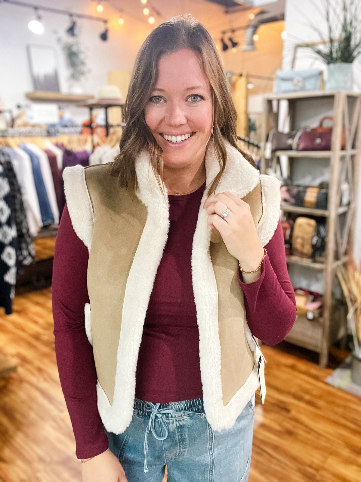 Camel Sherpa Vest