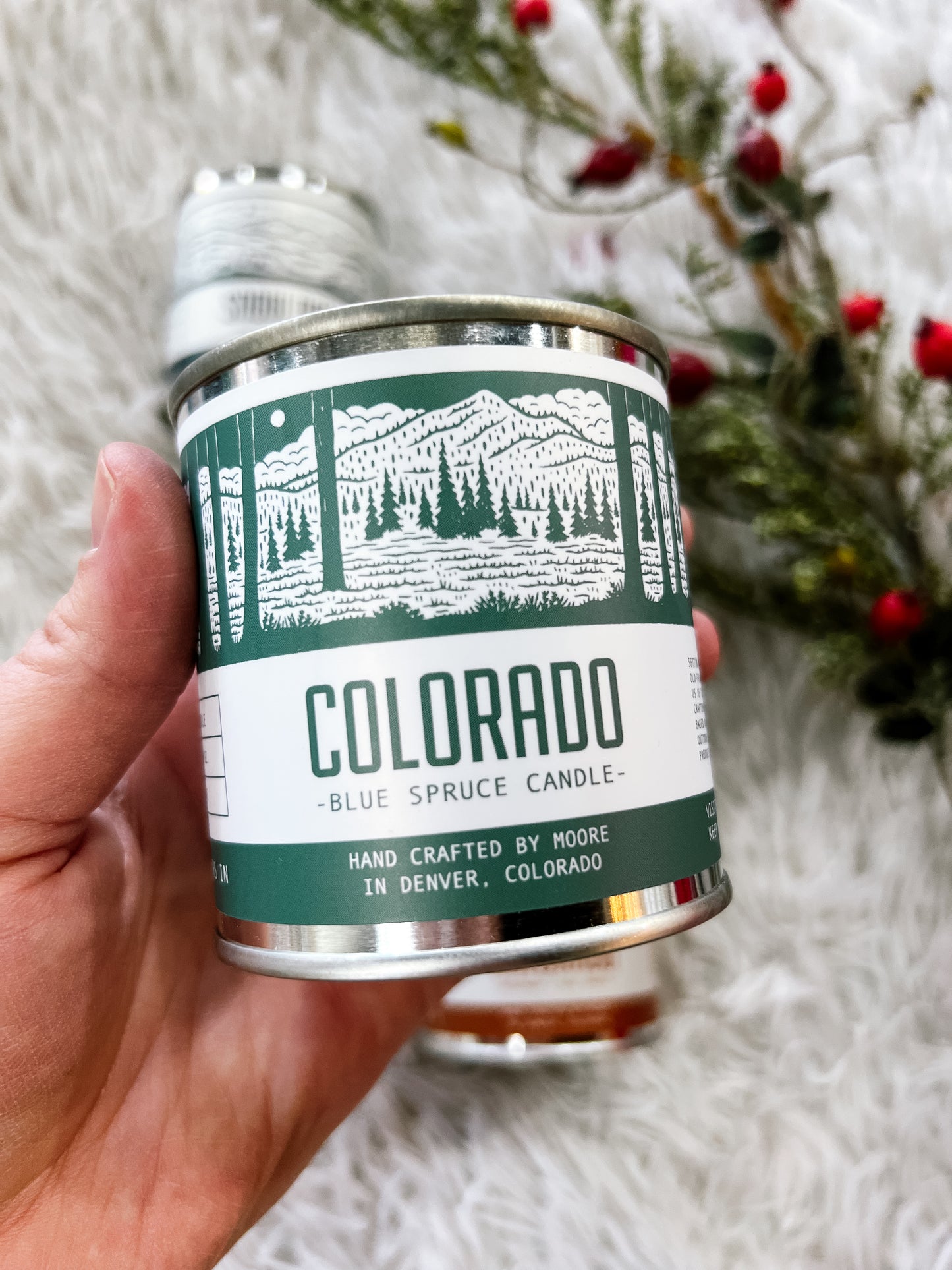 Half Pint Sized Tin Candle