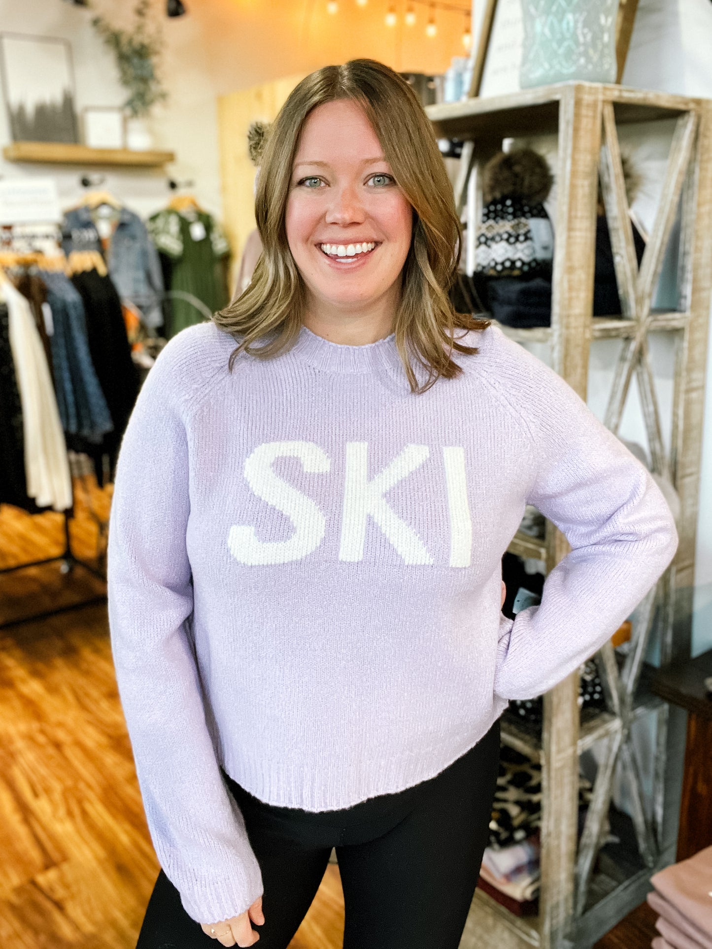 Lilac Ski Sweater