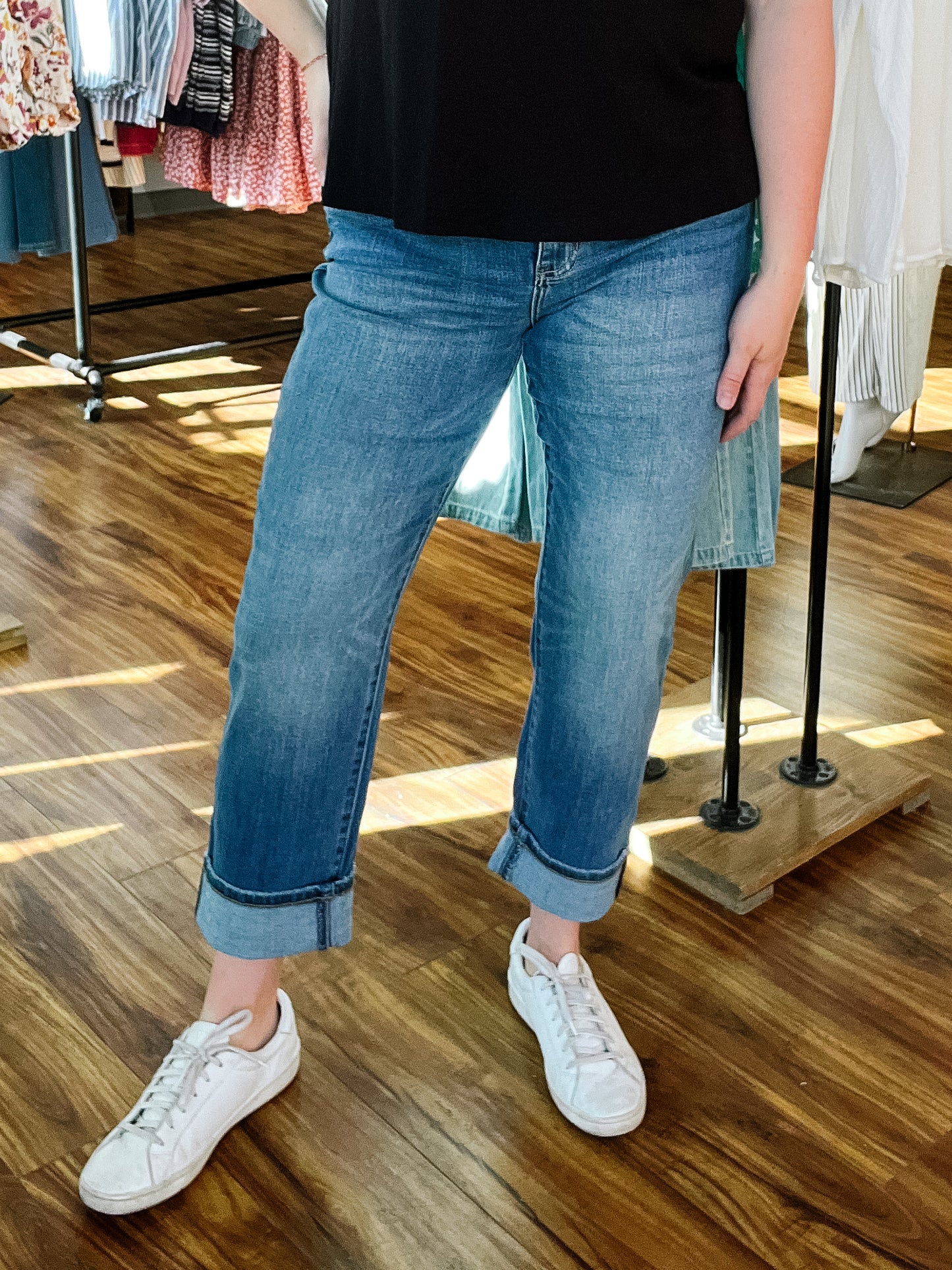 Marley Girlfriend Campus Cuff Jean