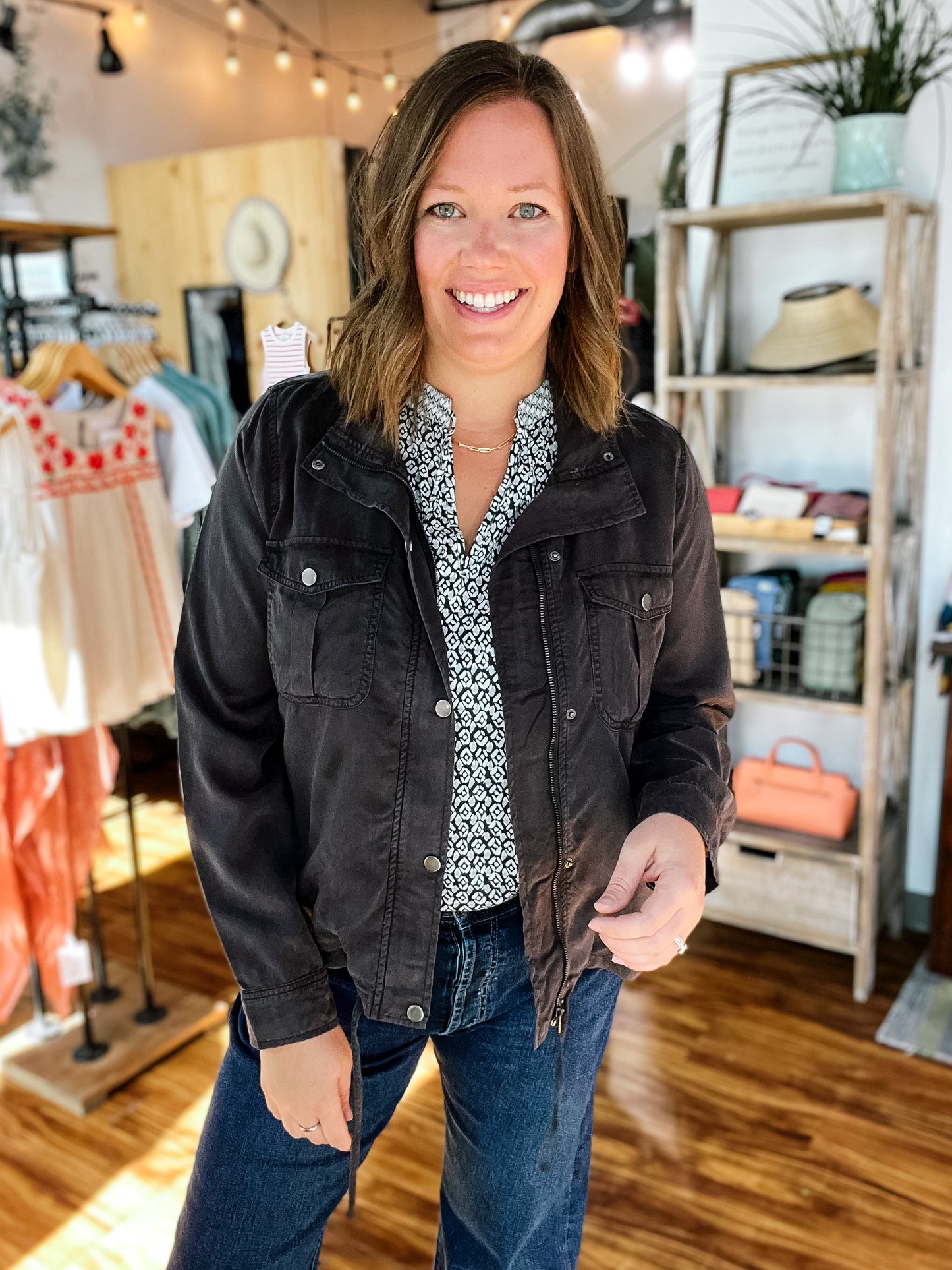 Charcoal Utility Jacket