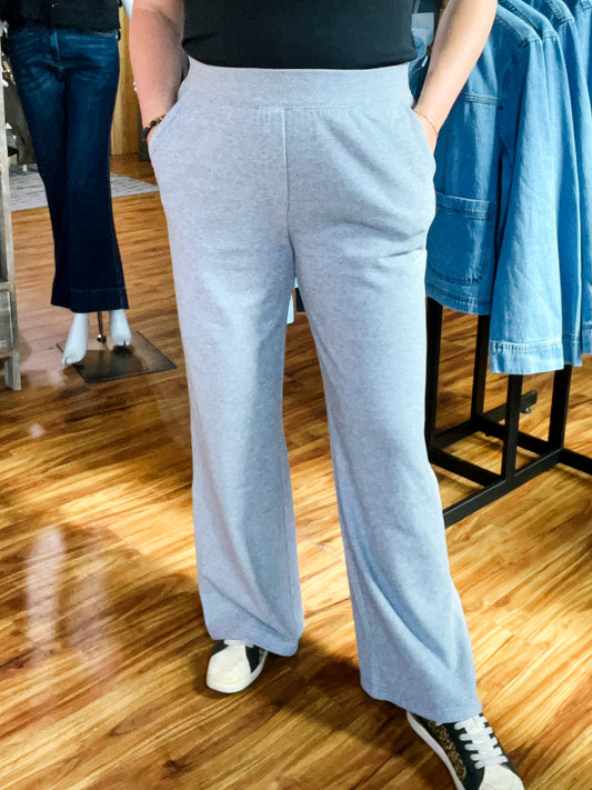 Charcoal Gray Mini Stripe Pants