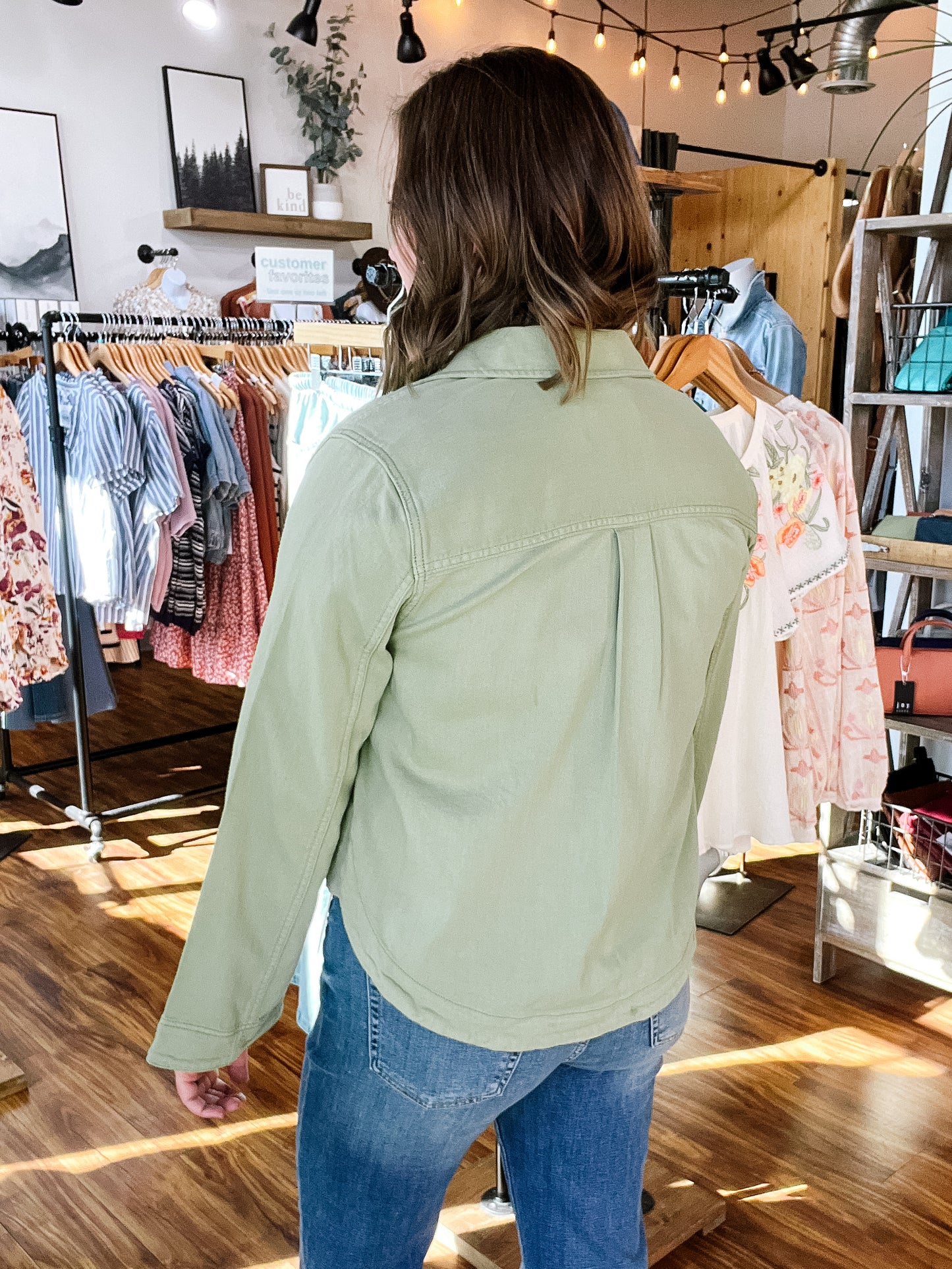 Pistachio Green Shacket