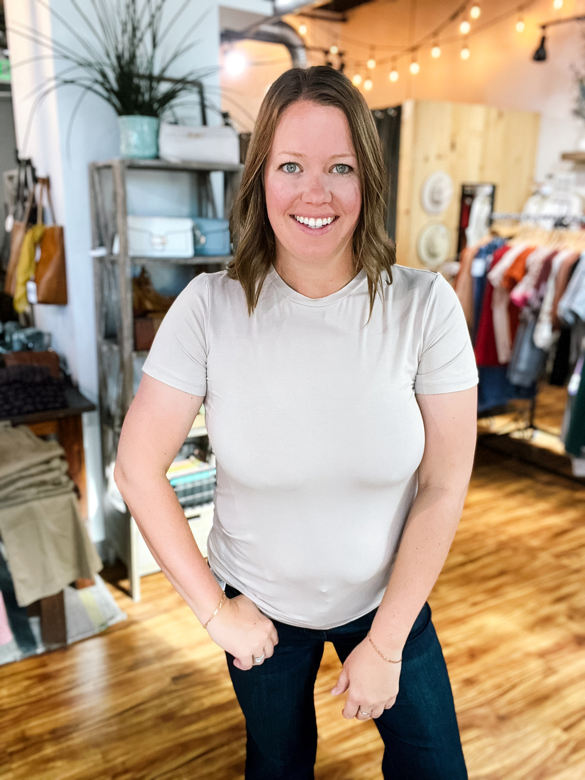 Modal Round Neck Top