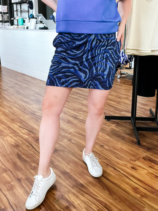 Navy Blue Skort