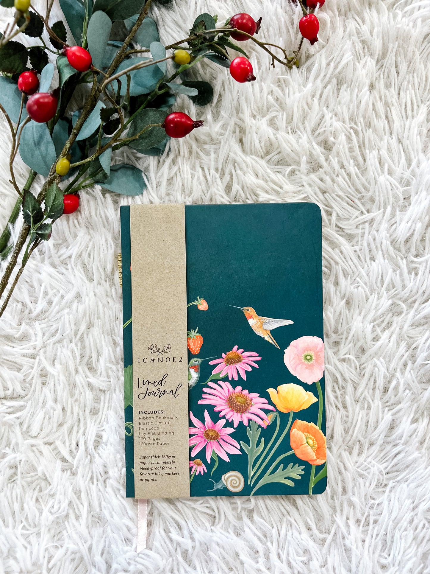 Garden Blooms Lined Journal