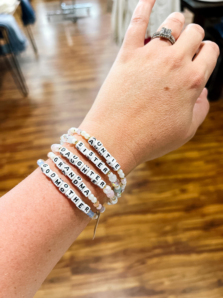 Little Word Project Bracelets - Family