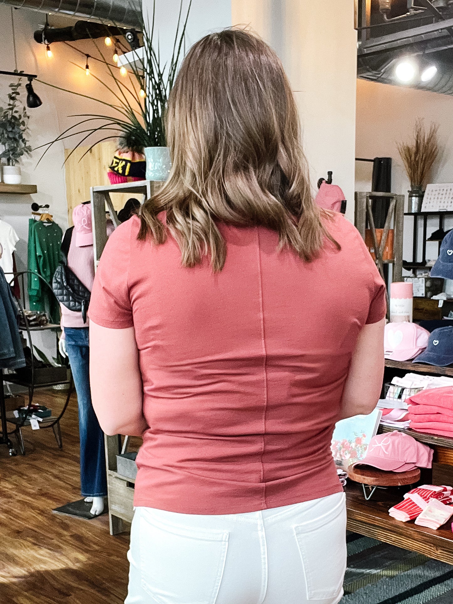 Chili V Neck Tee Shirt
