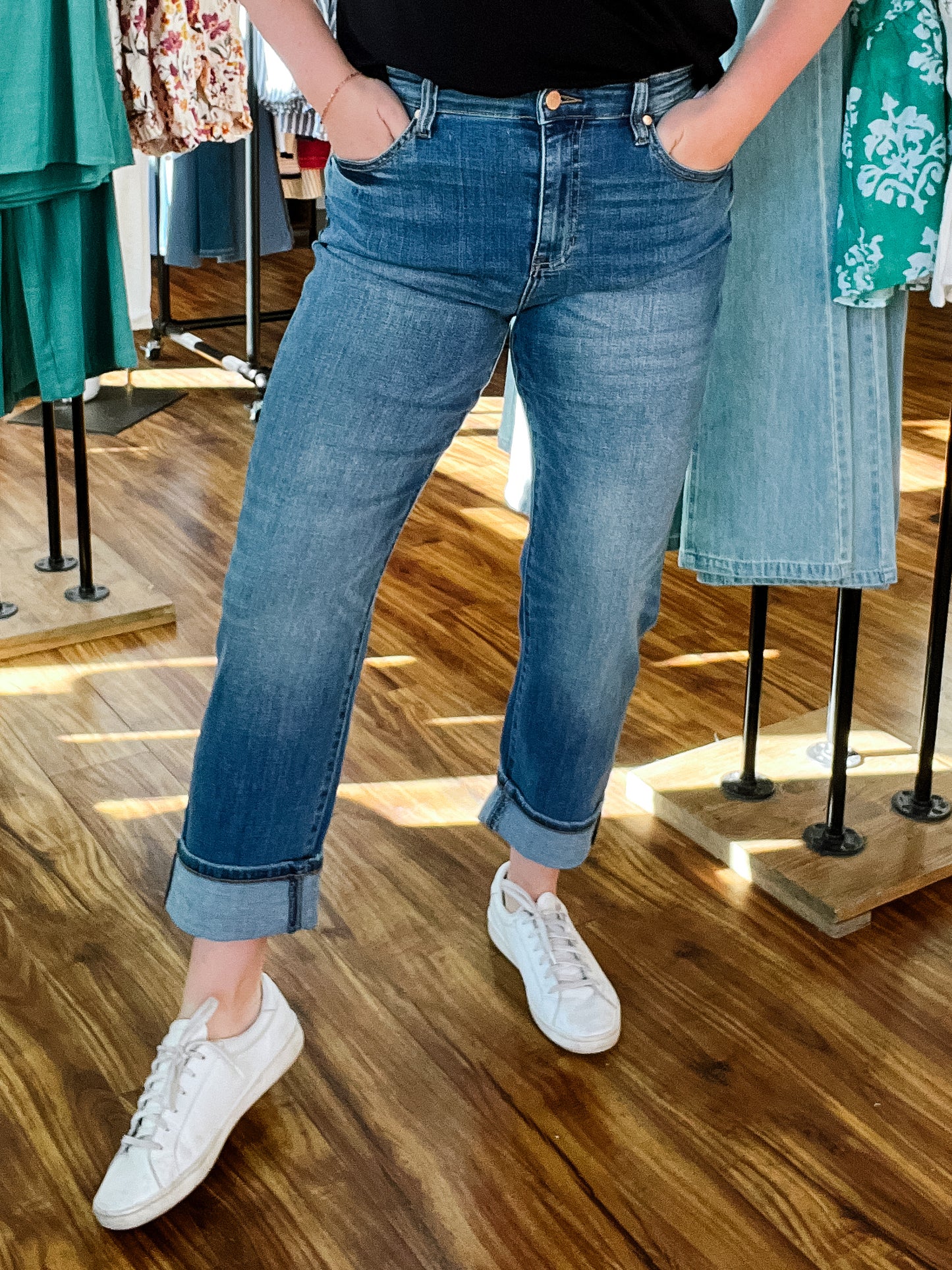 Marley Girlfriend Campus Cuff Jean
