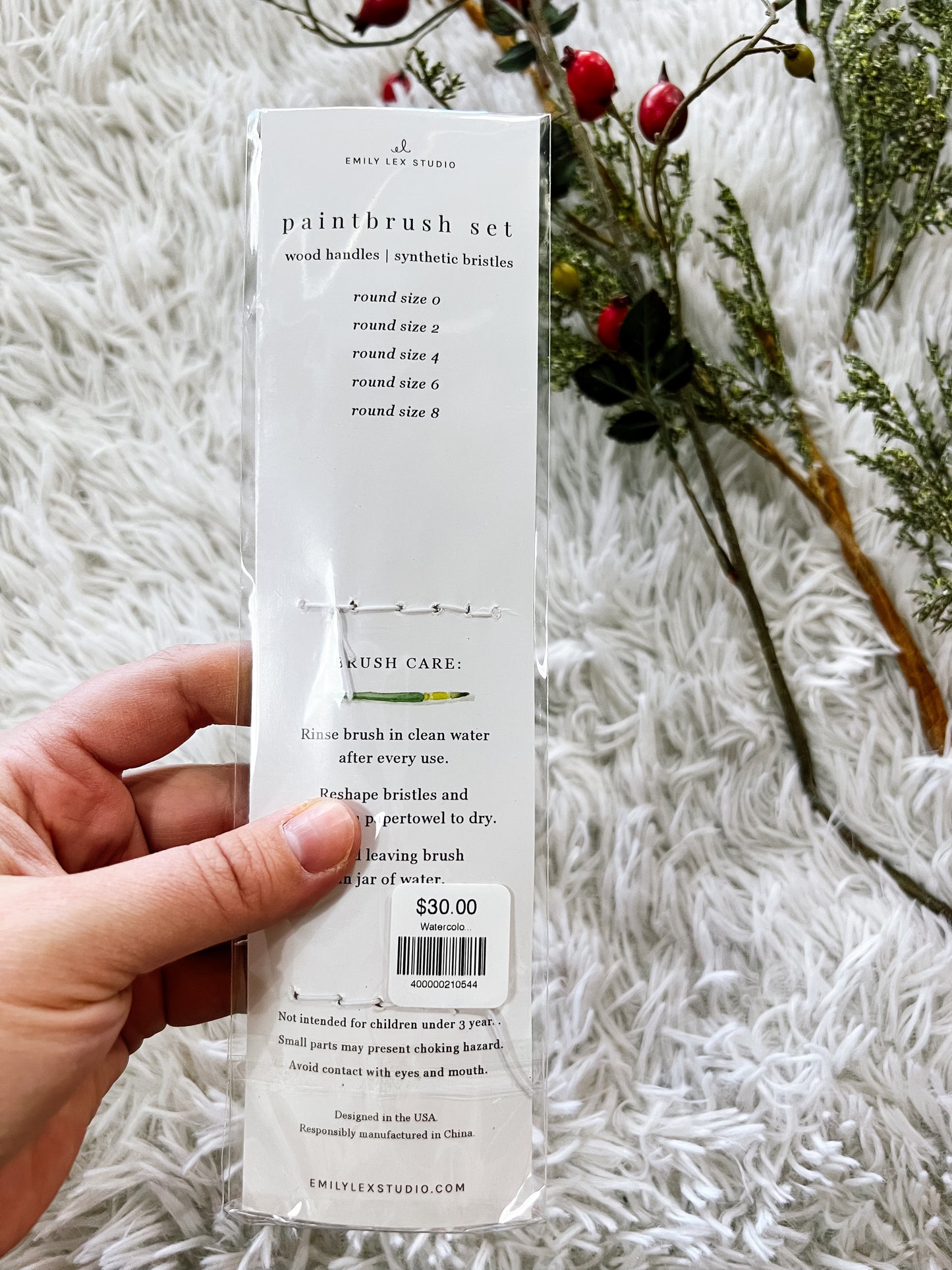 Watercolor Paintbrush Set