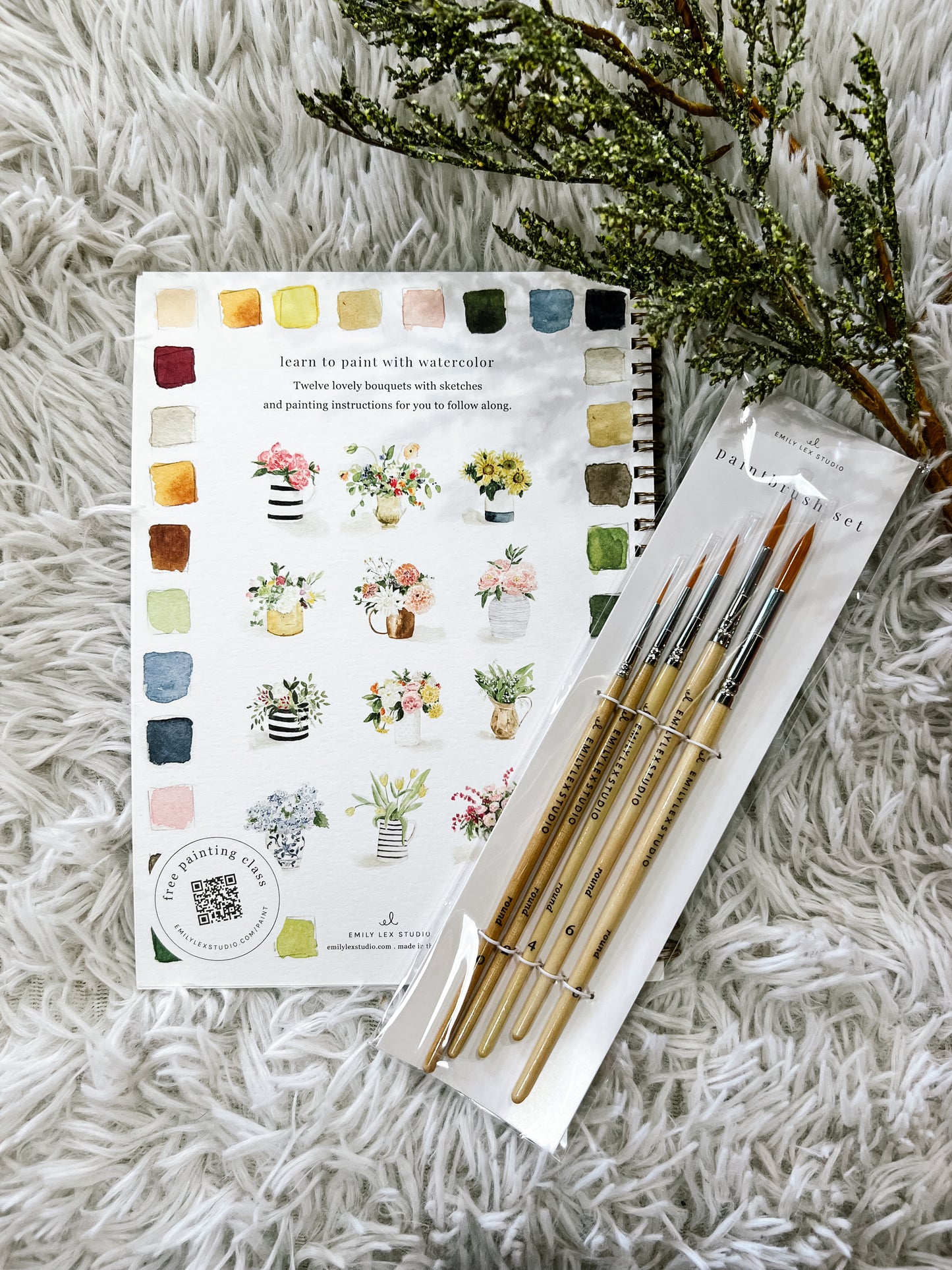 Watercolor Workbook Bouquets