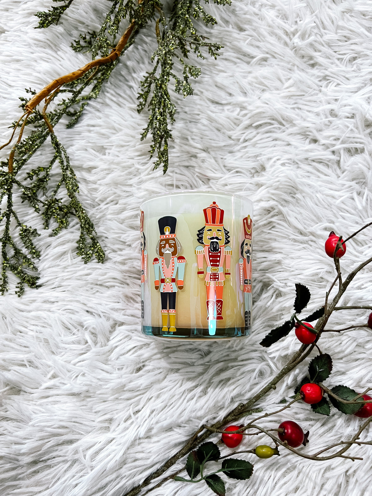 Colorful Nutcracker Candle