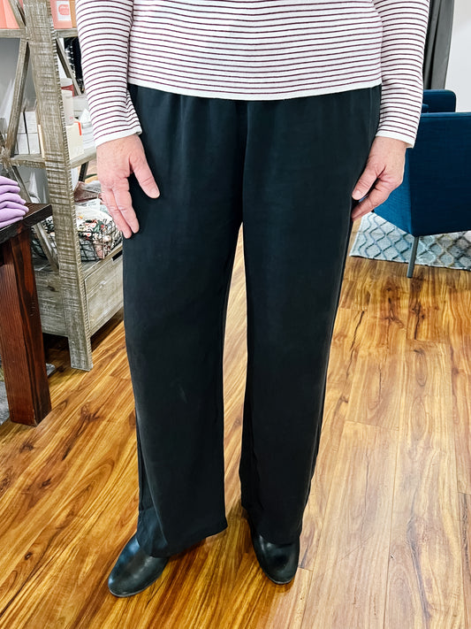 Black Drawstring Waist Pant
