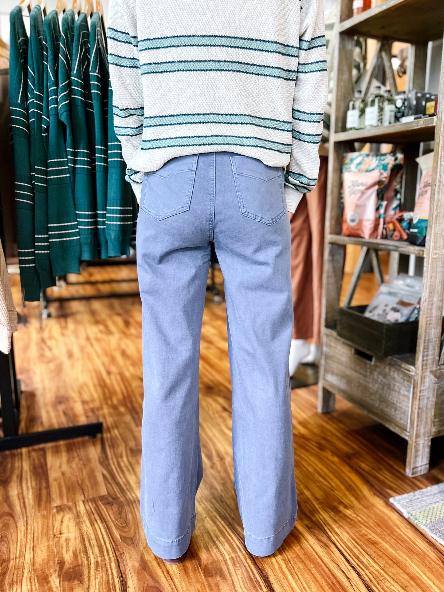 Slate Blue Pant W/Stretch
