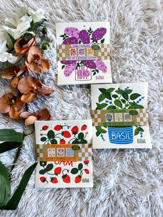 Sponge Cloths (Set of 3)