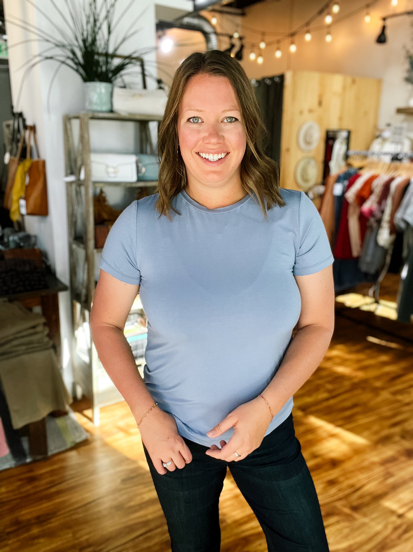 Modal Round Neck Top