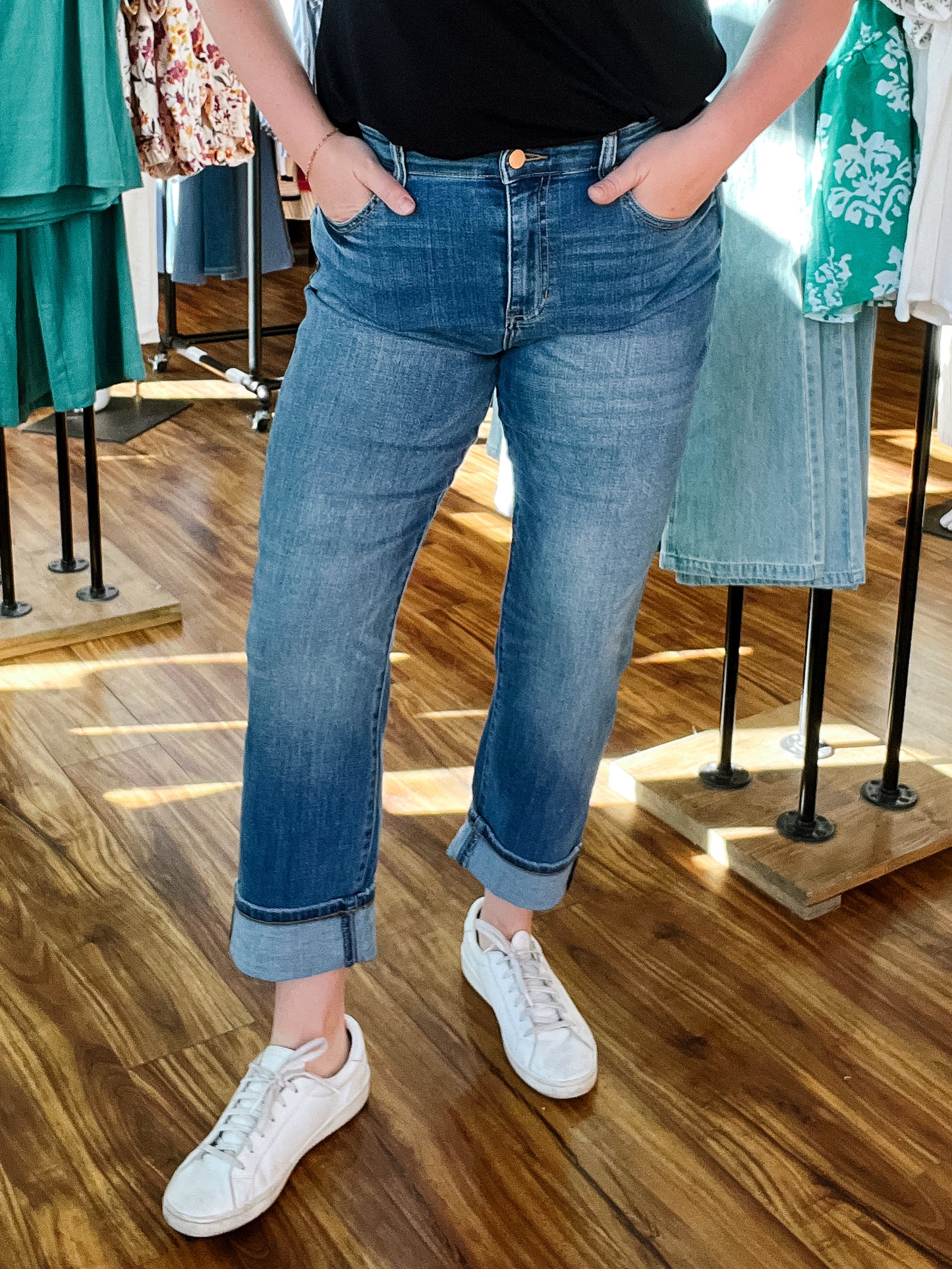 Marley Girlfriend Campus Cuff Jean