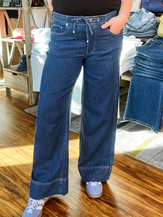 Wilder Wide Leg Tie Waist Jean