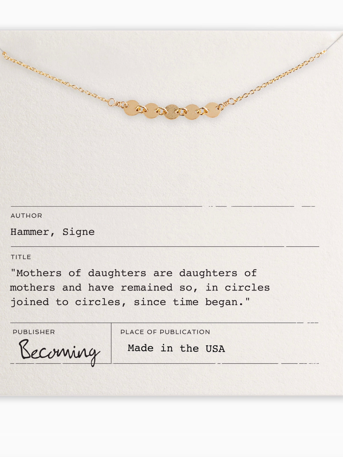 Mothers & Daughters Necklace