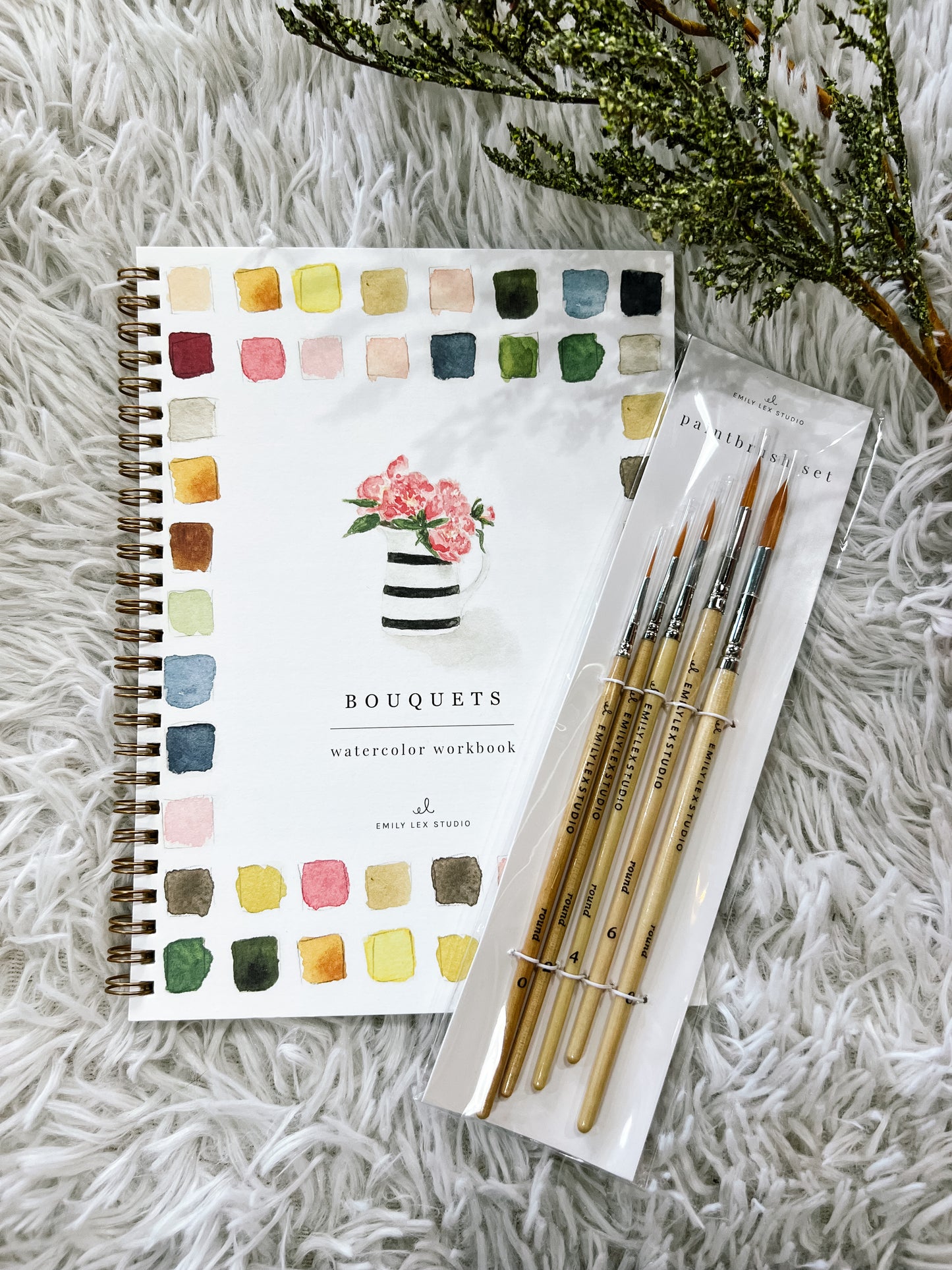 Watercolor Workbook Bouquets