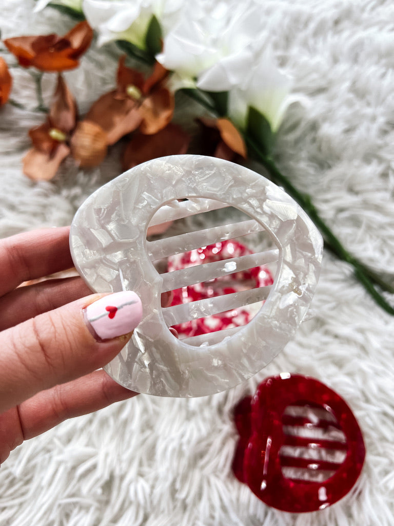 Flat Heart Hair Clip