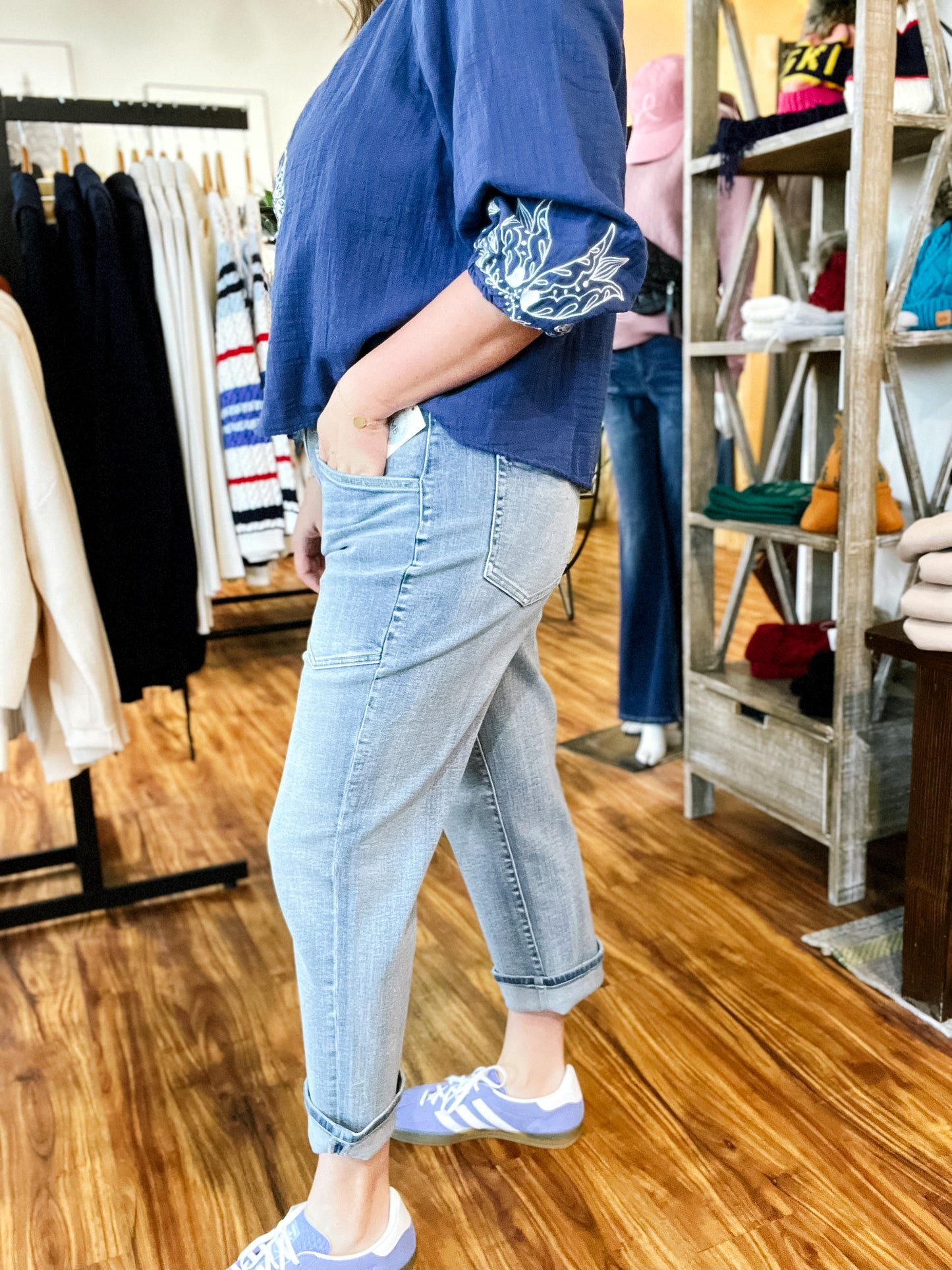 Marley Girlfriend Cruise Cropped Jean