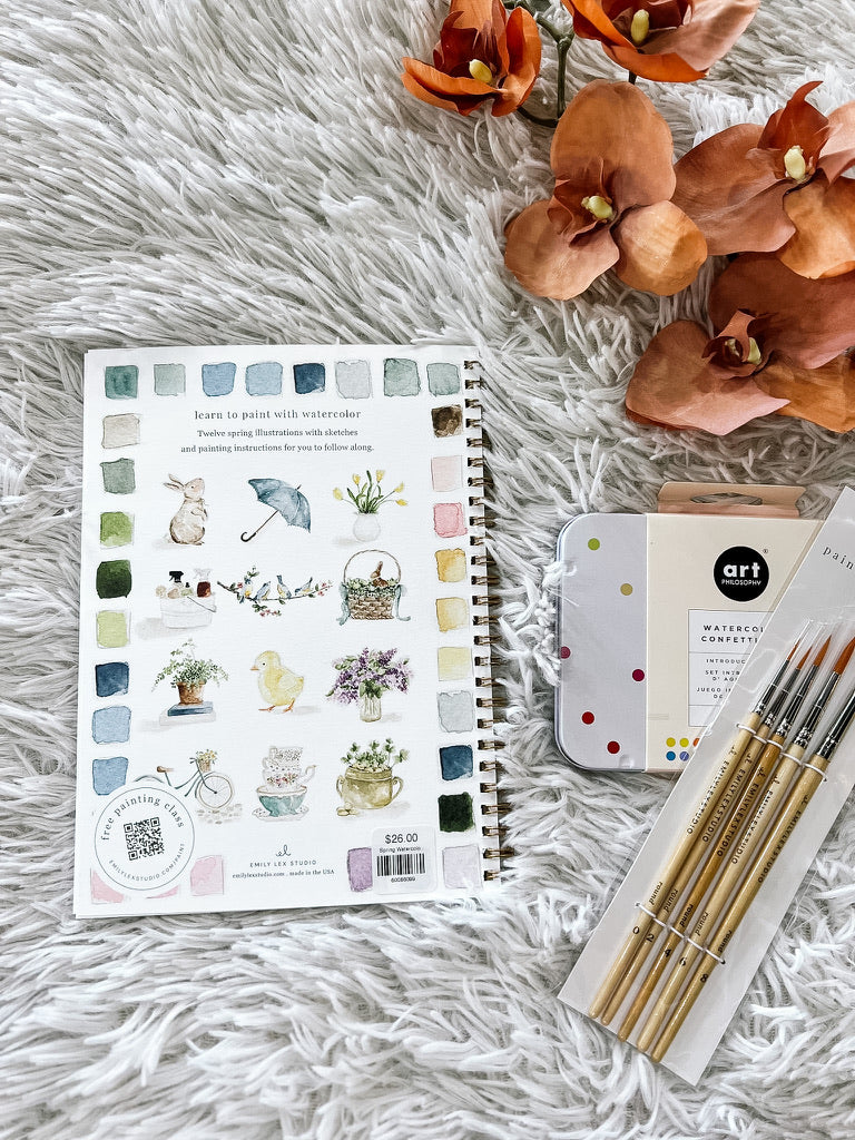 Spring Watercolor Book