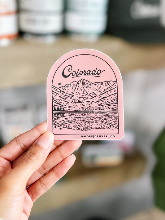 Mauve Bell Colorado Sticker