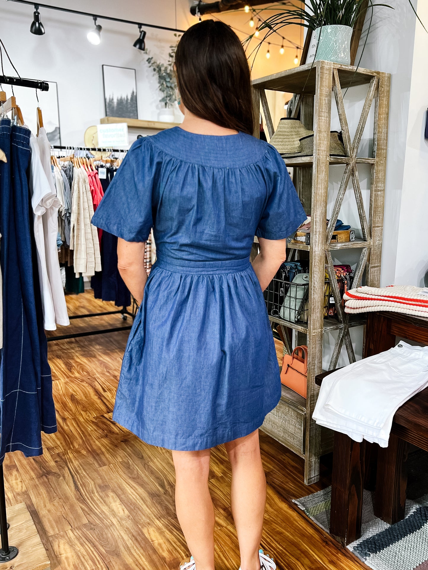 Medium Chambray Mini Dress
