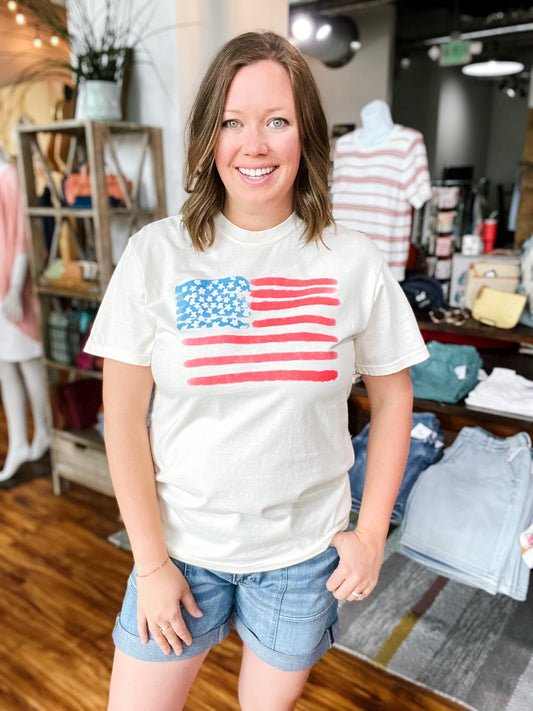 Cream Flag T-Shirt